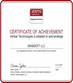 Veritas Registered Partner